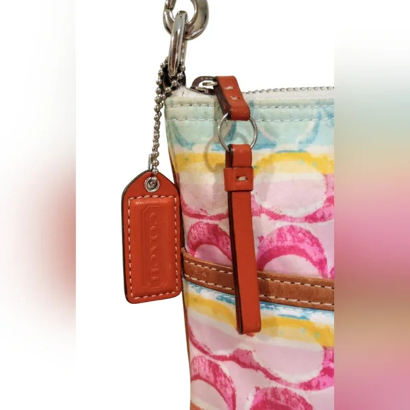 Coach Hampton Stripe Swingpack Crossbody Bag - Picture 5 of 16